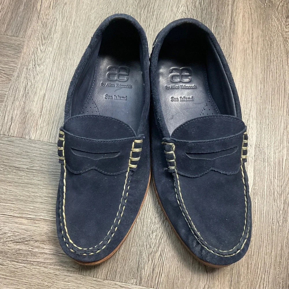 Allen Edmonds Sea Island Suede Penny Loafer Driving Moccasins‎ Mens 9 Classy